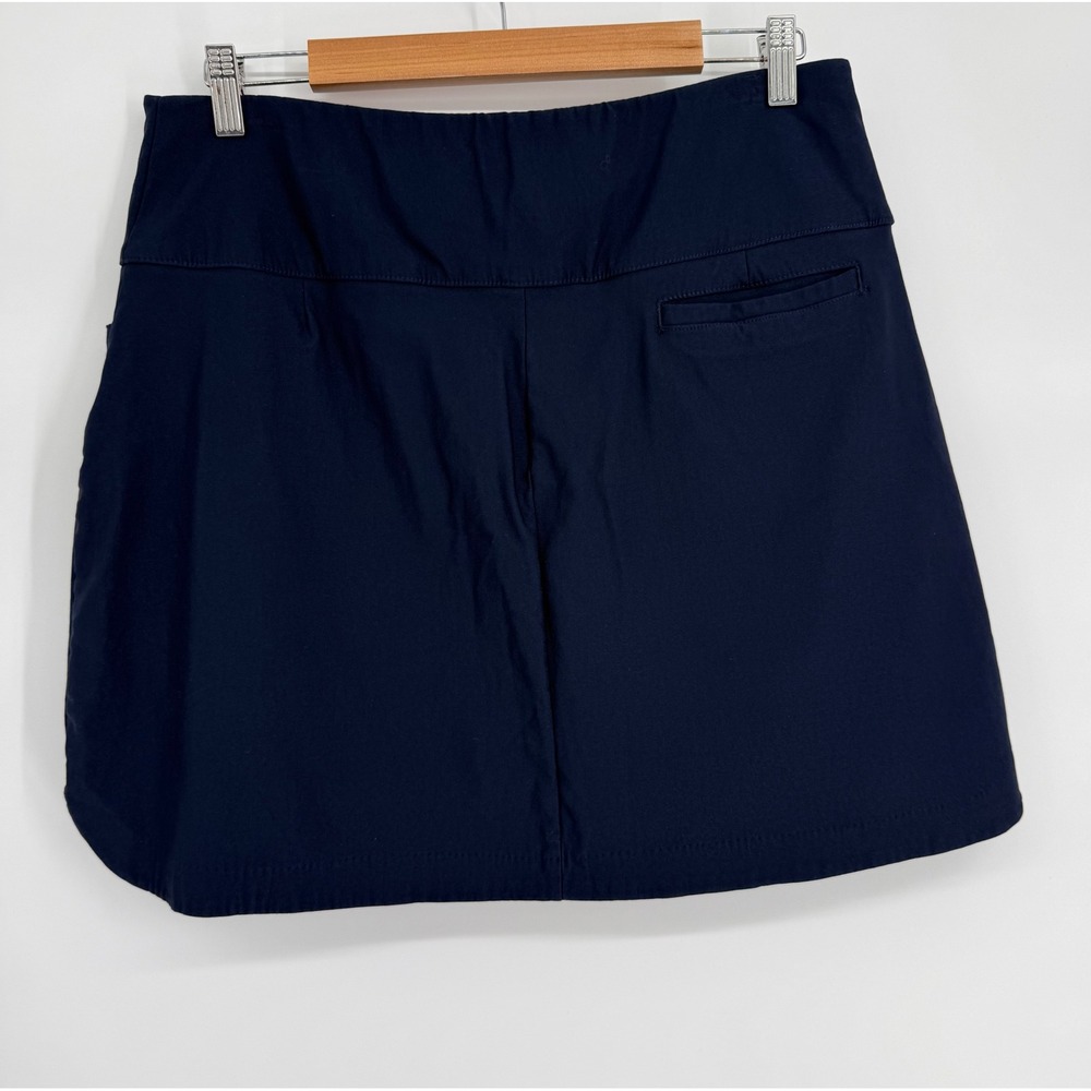 Lady Hagen Womens Navy Blue Golf Skort Built-in Shorts Pockets Sz L - Picture 4 of 11